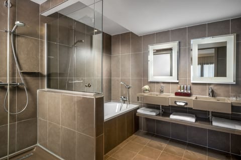 Executive Suite, 1 King Bed with Sofa bed, View (Bosphorus) | Bathroom | Shower, rainfall showerhead, eco-friendly toiletries, hair dryer