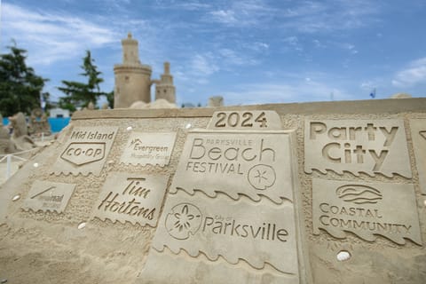 Beach nearby, beach volleyball