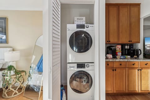 Enjoy the ease of in-unit laundry for all your washing needs.