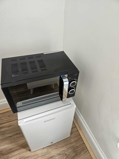 Mini fridge and Microwave