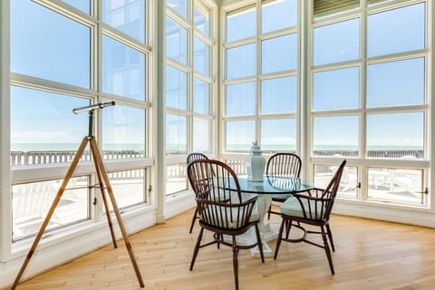 Second dining table with seating for 4