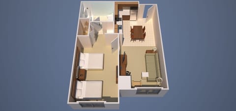 Suite, 1 Bedroom | Floor plan