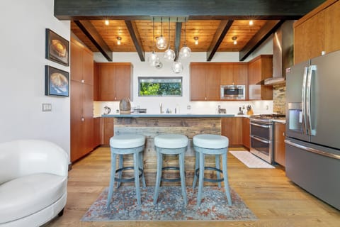 Kitchen - with everything you need to dine in...