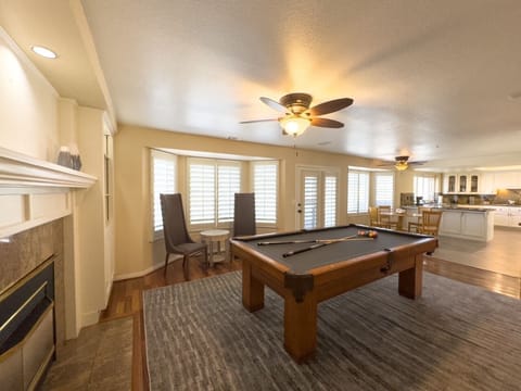 Game Room and Kitchen