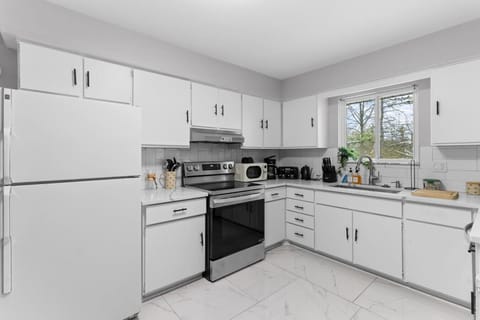 Fully stocked kitchen