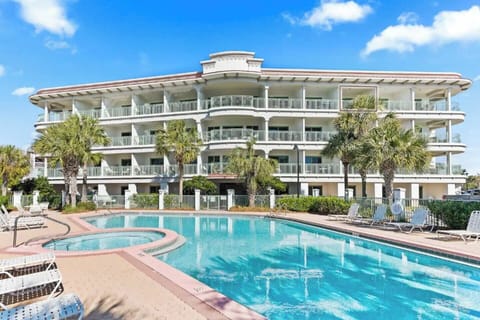 Unwind and rejuvenate with our private pool and hot tub, conveniently located just outside your door. Spend your days relaxing by the pool, reading a book, or exploring the beautiful beach.