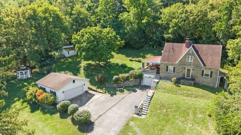 1 acre of land on the Ohio River surrounded by woods and nature for a relaxing getaway.