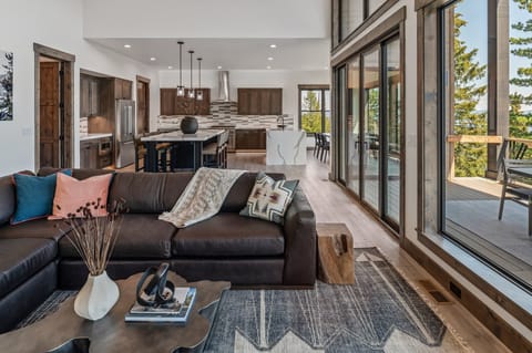 Comfortable living seating area