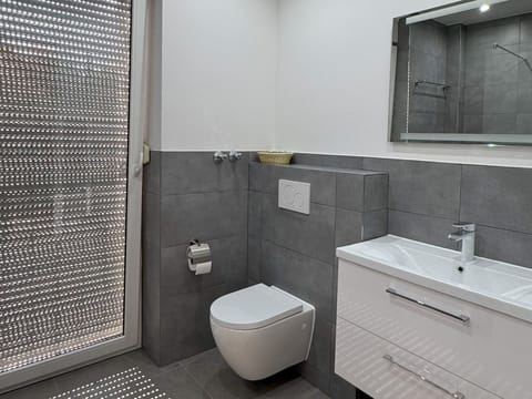Basic Twin Room, City View | Bathroom | Shower, hair dryer, towels, toilet paper