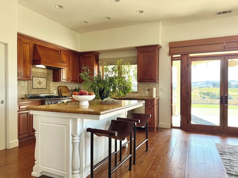 Fully stocked kitchen for your culinary creations.