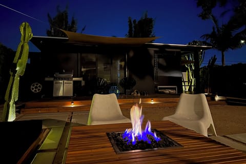 LA Night Vibes.  Enjoy the amazing weather at the fire table in a private yard.