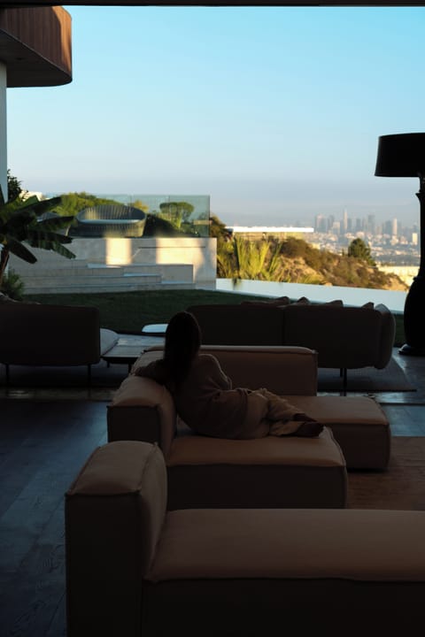 Enjoy breathtaking views from the Living Space