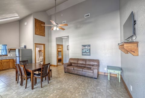 Open concept, couch/sofa bed