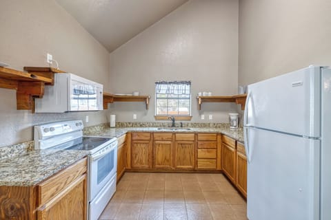 Fully stocked kitchen
