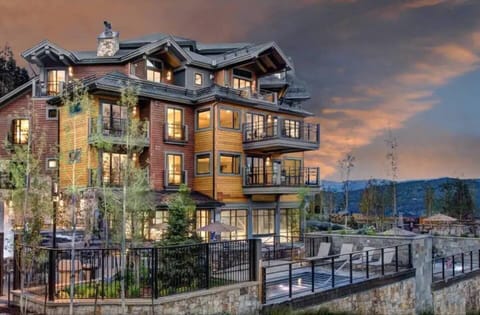 Stunning resort overlooks Breckenridge and the valley.