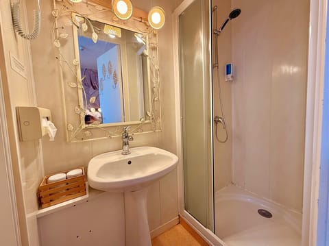 Comfort Double Room | Bathroom | Bathtub, hair dryer, towels, toilet paper