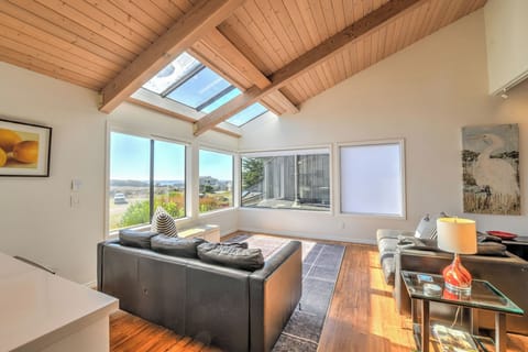 Ocean views from living room