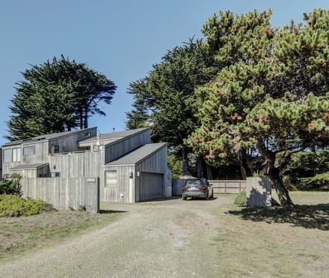 Heron House - garage and driveway