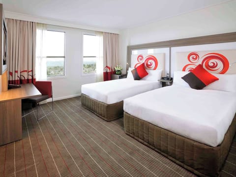 Standard Double Room, 2 Double Beds | Premium bedding, in-room safe, desk, blackout drapes