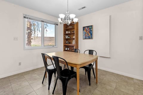 Additional dining table with seating fir 4