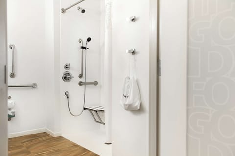 King Room, Accessible, Non Smoking | Bathroom shower