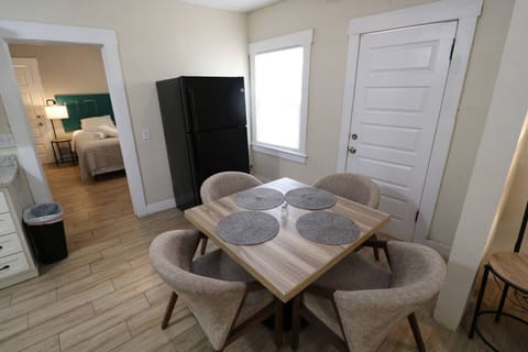 Dining Area with Living Room Views