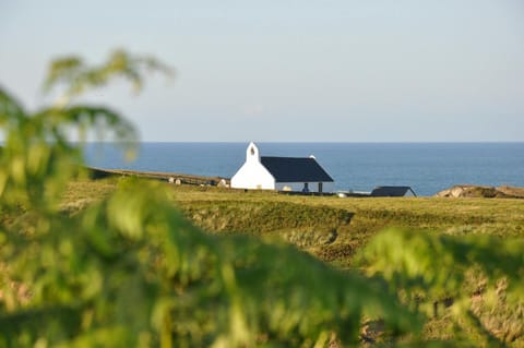 Mwnt church and ocean views