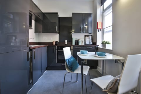 Apartment, 1 Bedroom, Non Smoking, City View | Private kitchen
