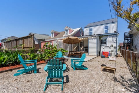 Enjoy s`mores & laughter by the crackling fire pit