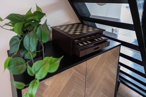 Board games are available for you and your family.