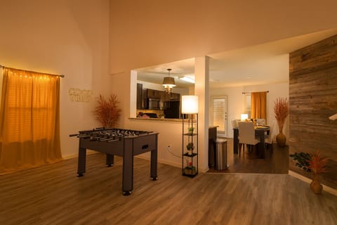 Spacious Game Room with Cozy Vibes