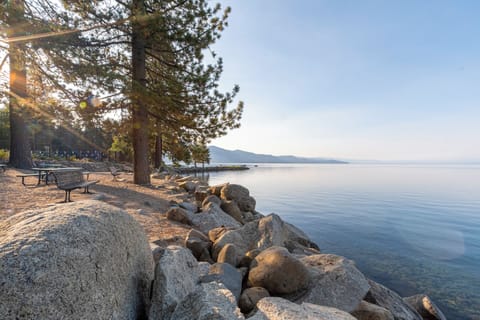 Private beach nearby