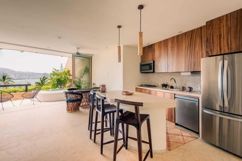 Apartment, Balcony, Beach View | Private kitchen