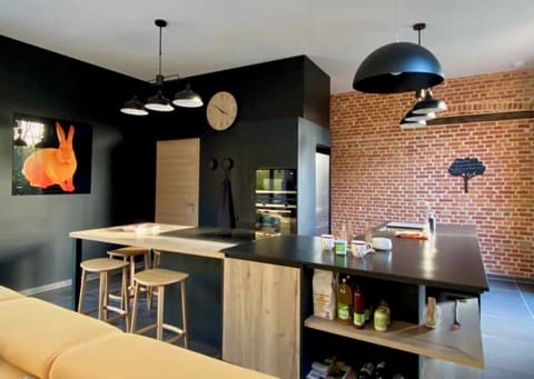 kitchen and dining room