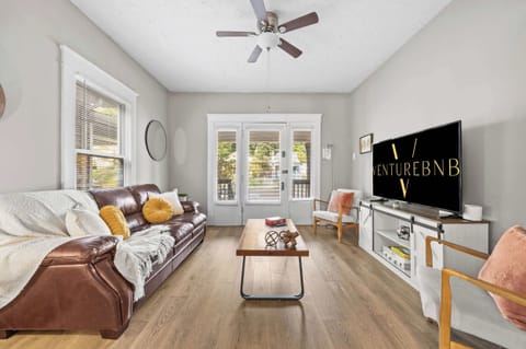 Living Room: Modern comforts with a touch of classic charm. This living room is as stylish as it is welcoming.