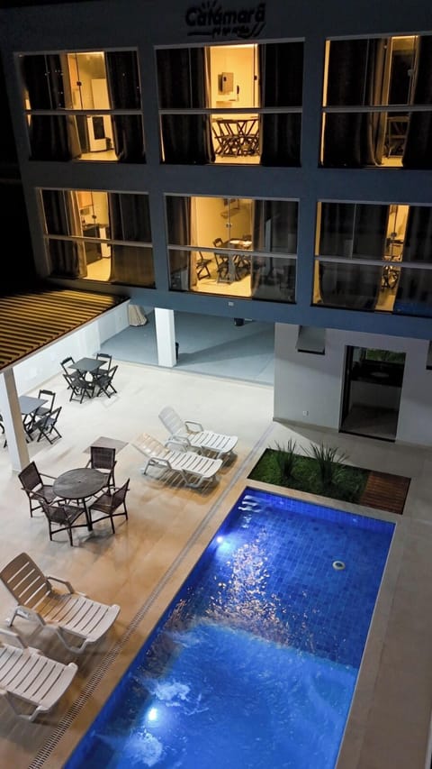 Front of property - evening/night