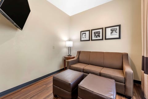 Suite, Multiple Beds, Non Smoking | In-room safe, desk, blackout drapes, iron/ironing board