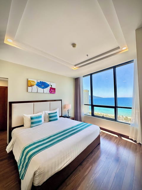 Grand Apartment, 2 Bedrooms, Sea View | Beach/ocean view