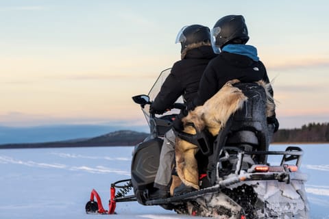 Snowmobiling