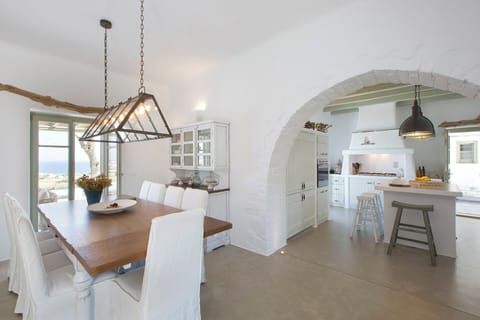 The main house's dining area.