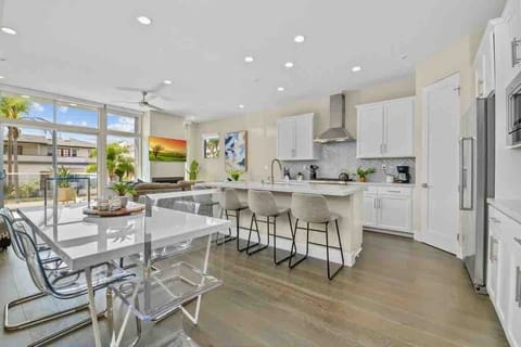 Large Open Living Room and Kitchen