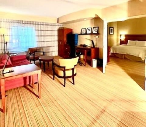 Suite, 1 Bedroom | Living area | LCD TV