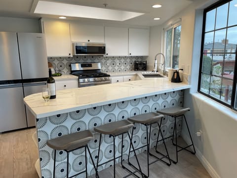 Bar stools for additional seating