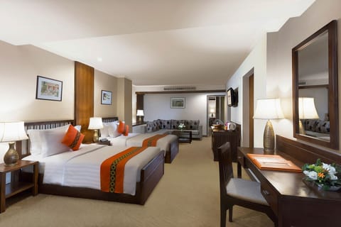 Suite, 2 Bedrooms | Select Comfort beds, in-room safe, individually decorated, desk
