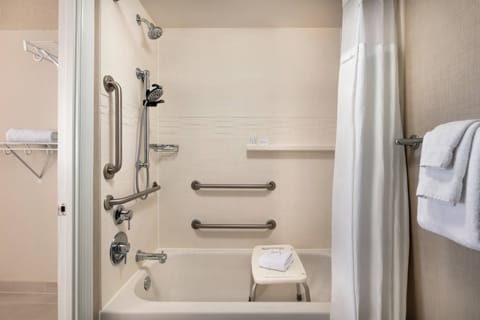 Suite, 1 Bedroom, City View | Bathroom | Free toiletries, hair dryer, towels, soap
