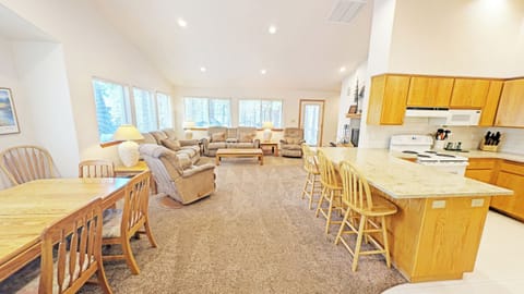 Main Open Area - Kitchen, Dining, and Living