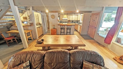 Downstairs Living Room to Dining/Kitchen