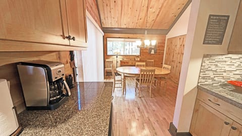 Leads to the Dining area