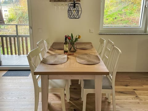 Furniture, Flooring, Dining Room, Chair, Interior Design, Wood, Table, Kitchen & Dining Room Table, Floor, Wood Flooring