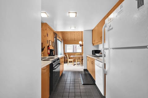 The Galley Kitchen and Dining Area